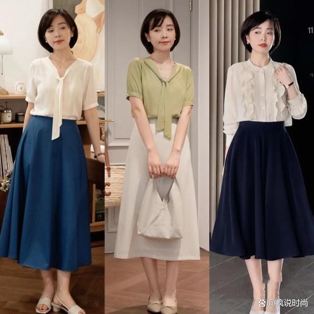 略：优雅的半身裙搭配技巧解析z6尊龙网站夏季女性穿搭攻(图4)